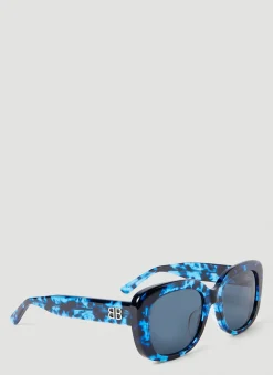 Men Balenciaga Sunglasses^Monaco Square Tortoiseshell Sunglasses