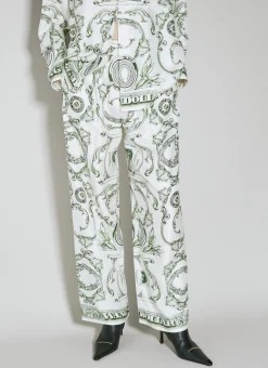 Money Print Silk Pants>Alexander Wang Outlet