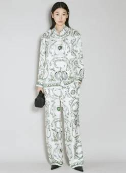 Money Print Silk Pants>Alexander Wang Outlet