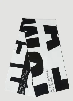 Men Helmut Lang Scarves^Monochrome Logo Scarf