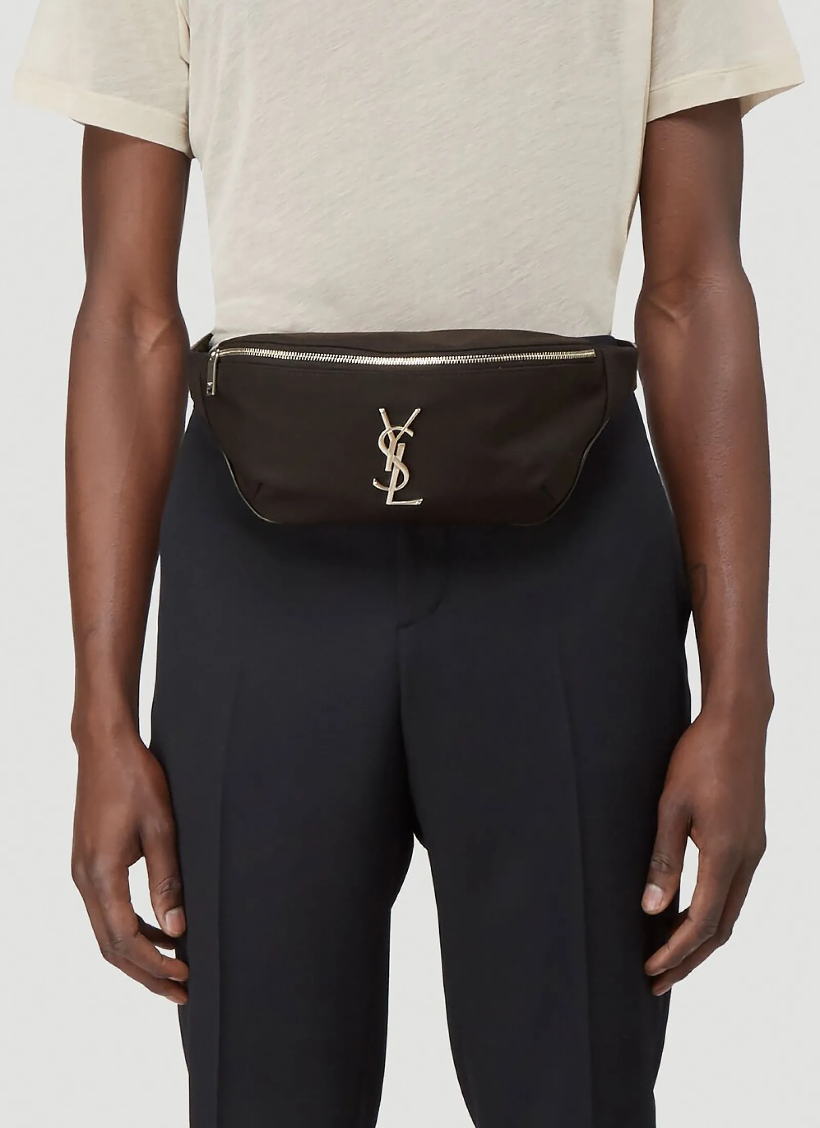 Men Saint Laurent Belt Bags^Monogram Canvas Belt Bag