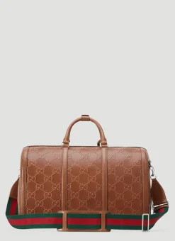 Men Gucci Weekend Bags^Monogram Duffle Bag