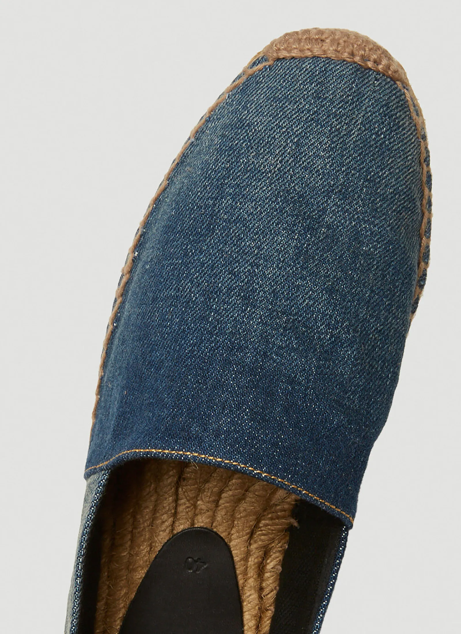 Monogram Embroidered Denim Espadrilles>Saint Laurent Hot
