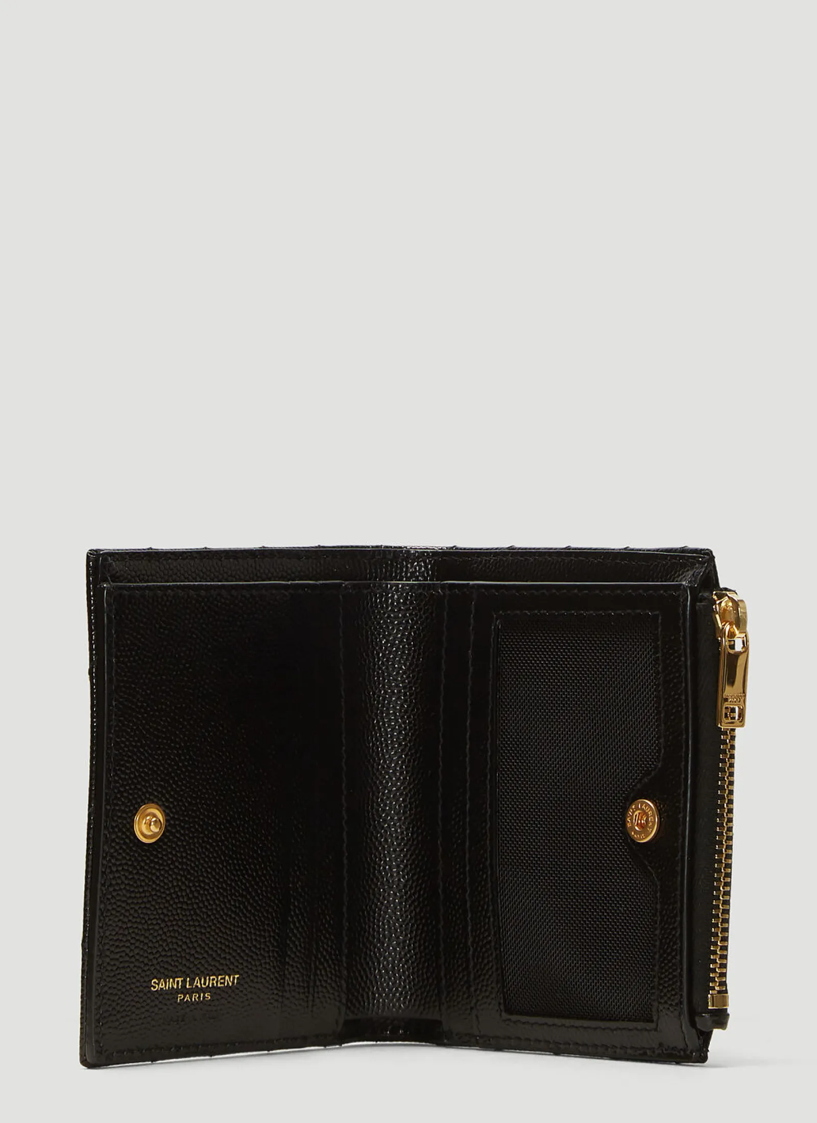 Men Saint Laurent Wallets & Cardholders^Monogram Grain De Poudre Zipped Card Case