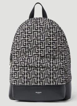 Men Balmain Backpacks^Monogram Jacquard Backpack