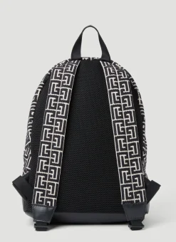 Men Balmain Backpacks^Monogram Jacquard Backpack