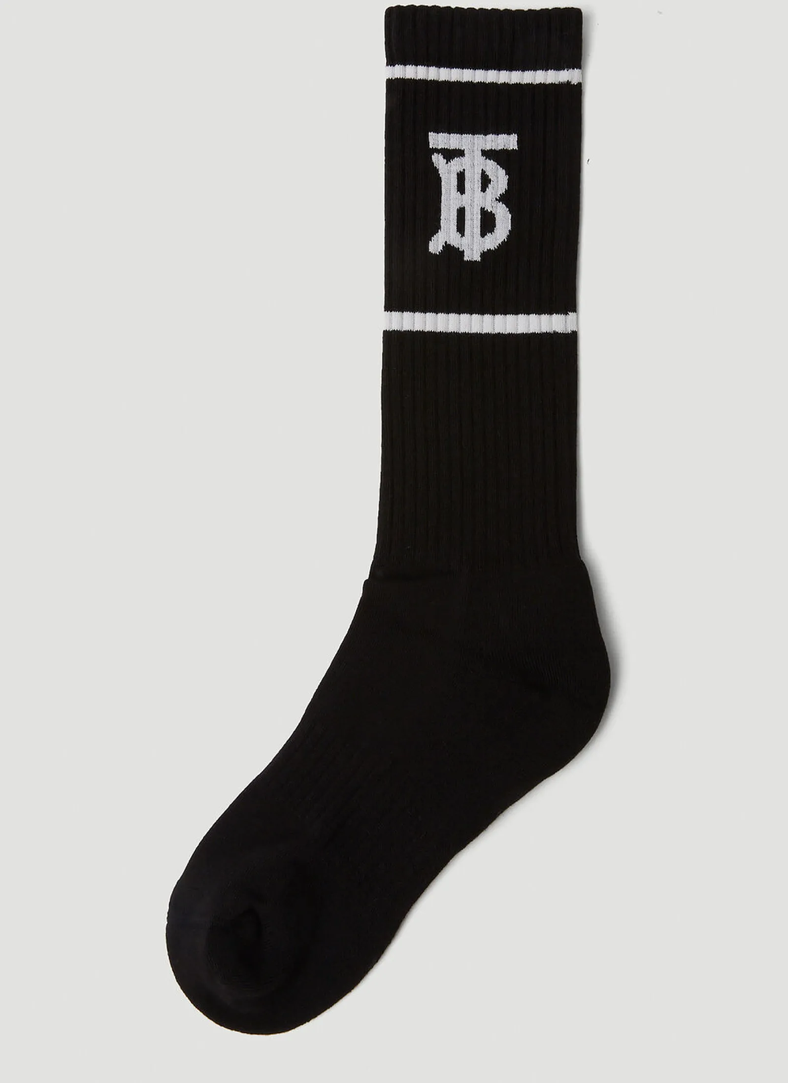 Men Burberry Socks^Monogram Motif Intarsia Cotton Blend Socks