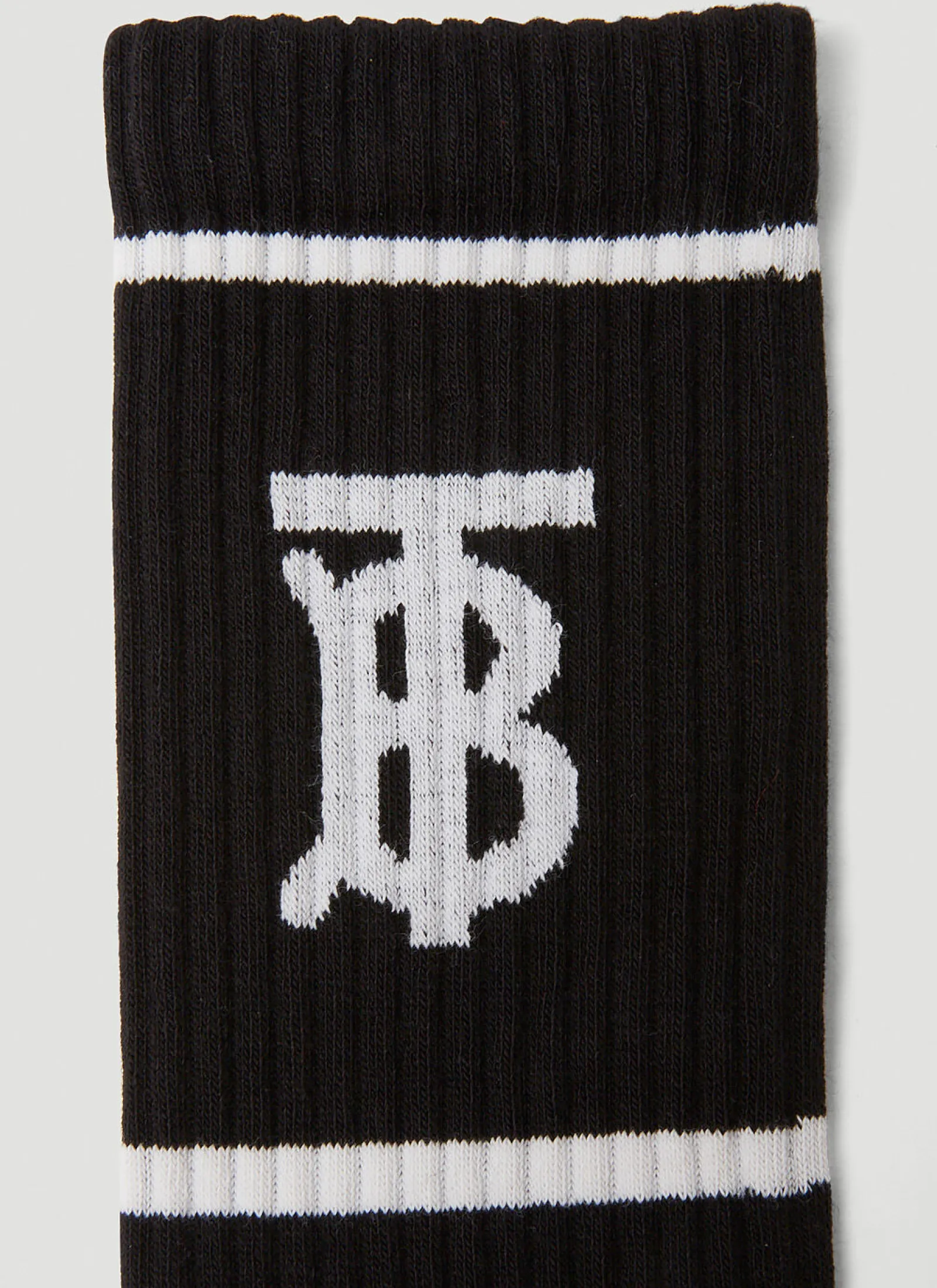 Men Burberry Socks^Monogram Motif Intarsia Cotton Blend Socks