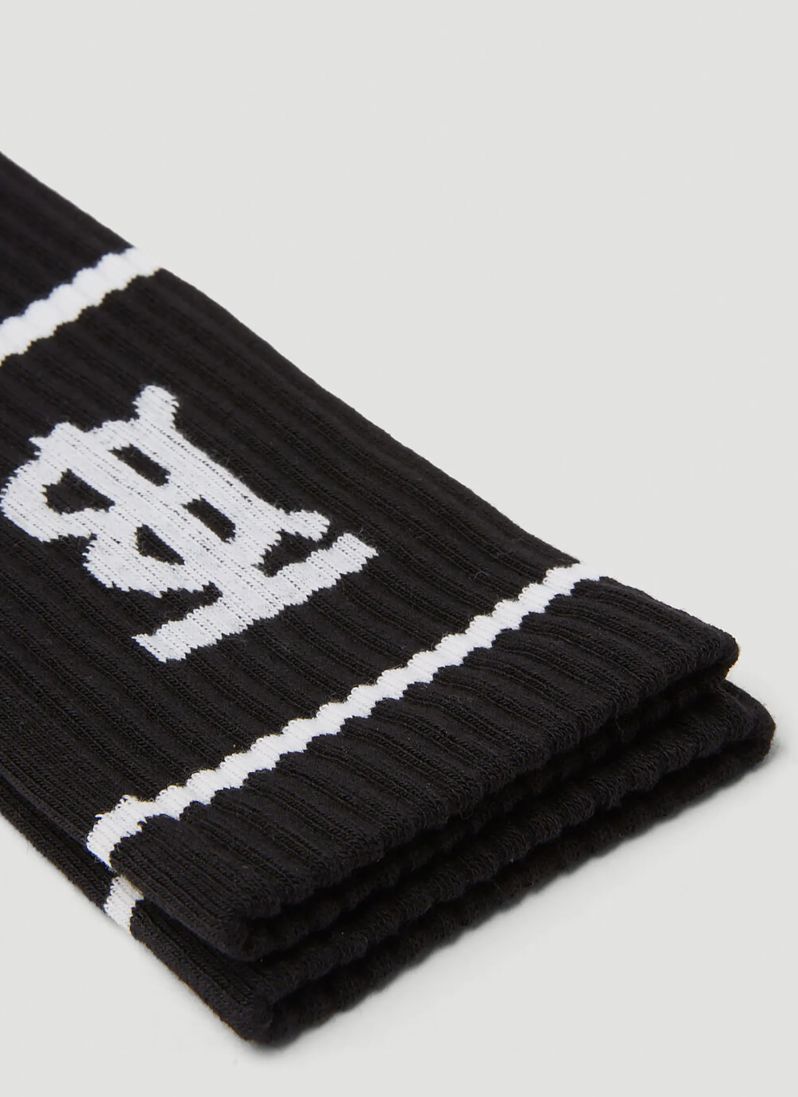 Men Burberry Socks^Monogram Motif Intarsia Cotton Blend Socks