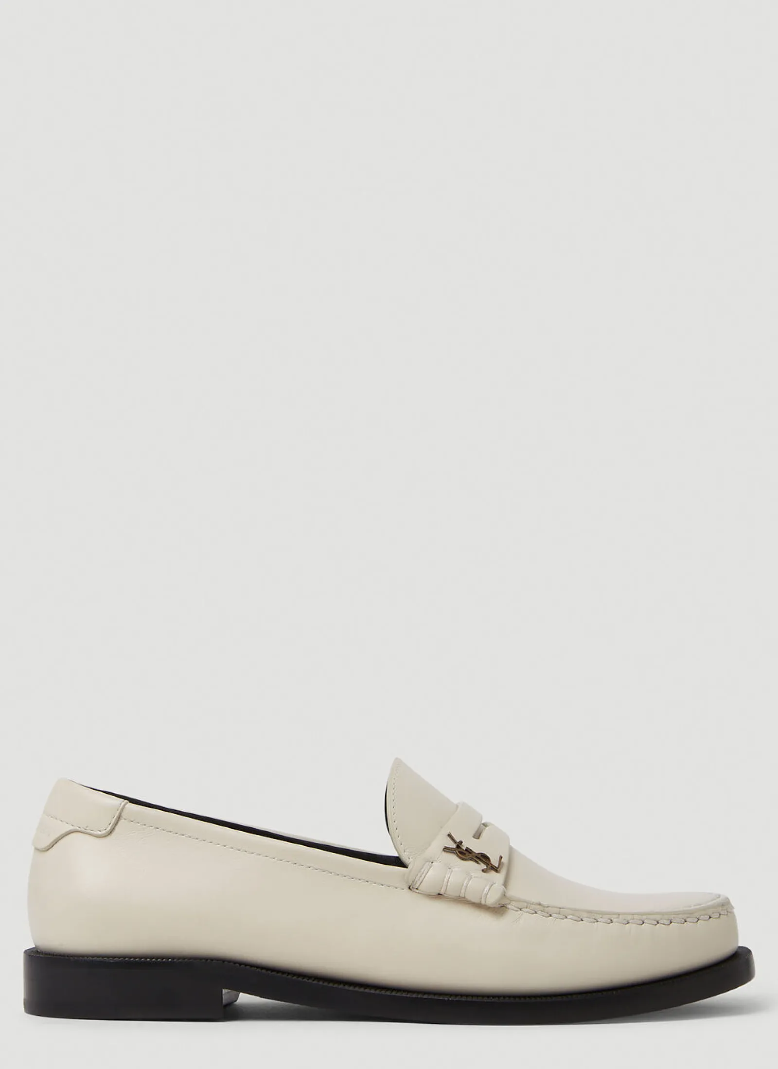 Monogram Plaque Loafers>Saint Laurent Discount
