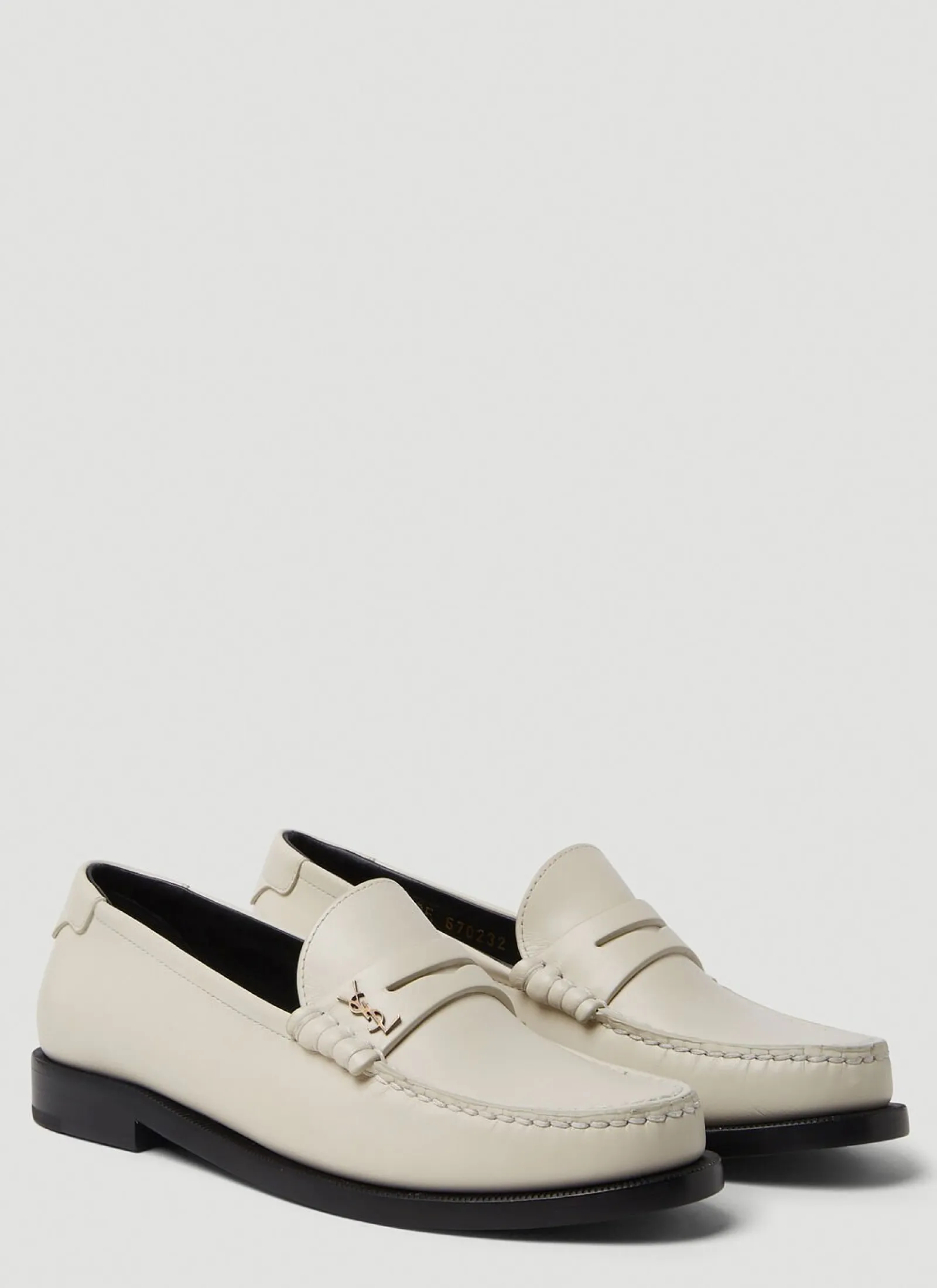 Monogram Plaque Loafers>Saint Laurent Discount