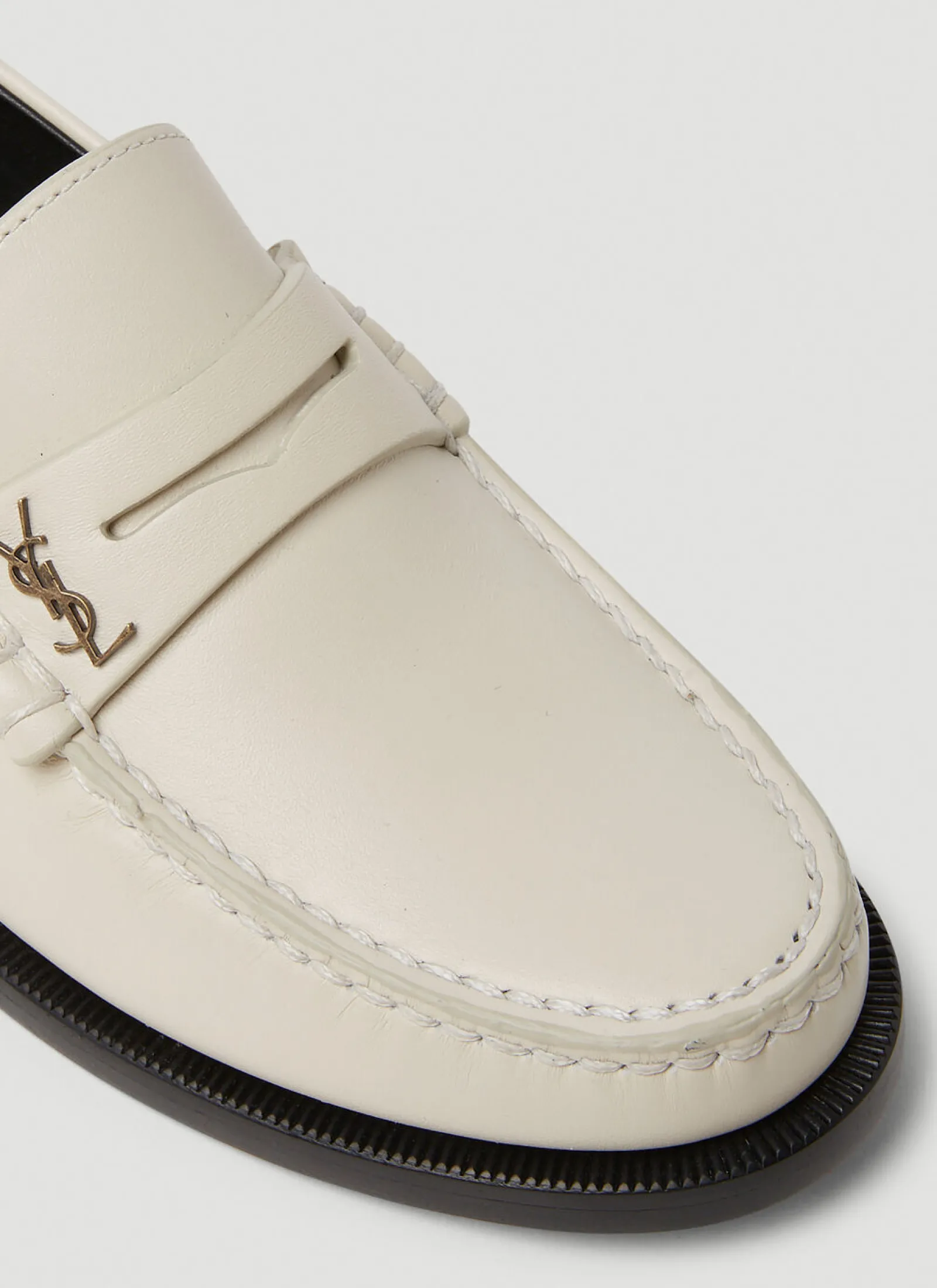 Monogram Plaque Loafers>Saint Laurent Discount