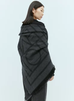 Men TOTEME Scarves^Monogram Wool Cashmere Scarf