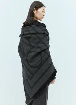 Men TOTEME Scarves^Monogram Wool Cashmere Scarf