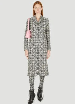 Moon Diamond Tailored Coat>Marine Serre Discount