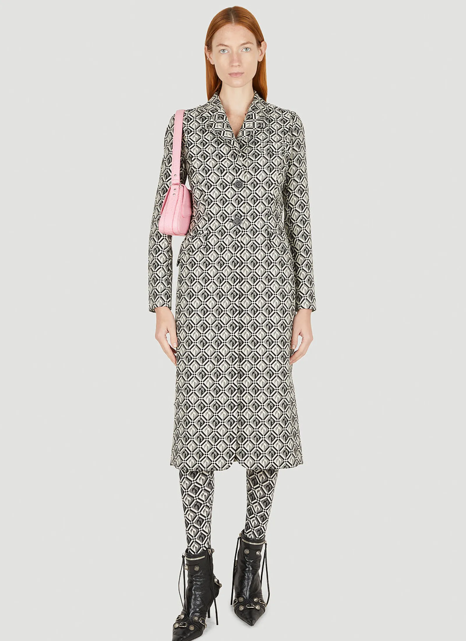 Moon Diamond Tailored Coat>Marine Serre Discount