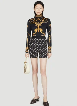 Moon Print Biker Shorts>Marine Serre Best