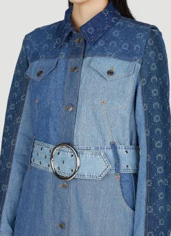 Moon Print Denim Coat></noscript>Marine Serre Sale