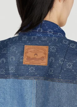 Moon Print Denim Coat></noscript>Marine Serre Sale