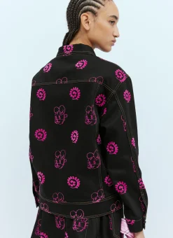 Mouse Flocked Denim Jacket></noscript>Chopova Lowena Outlet