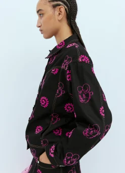 Mouse Flocked Denim Jacket></noscript>Chopova Lowena Outlet