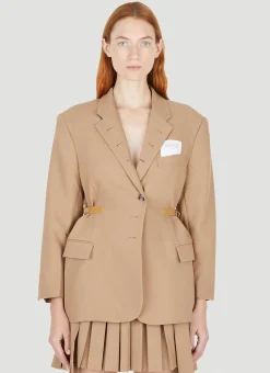 Multi Buttonhole Blazer>Rokh New