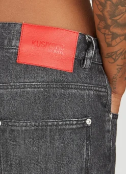 Men Kusikohc Jeans^Multi-Rivet Denim Jeans