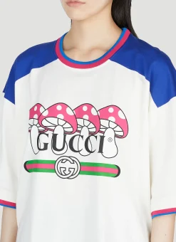 Mushroom Print T-Shirt></noscript>Gucci Hot