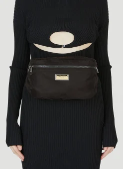 Men Dolce & Gabbana Belt Bags^Nero Sicilia Dna Belt Bag