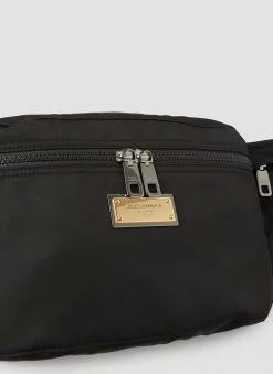 Men Dolce & Gabbana Belt Bags^Nero Sicilia Dna Belt Bag