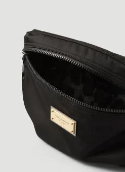 Men Dolce & Gabbana Belt Bags^Nero Sicilia Dna Belt Bag