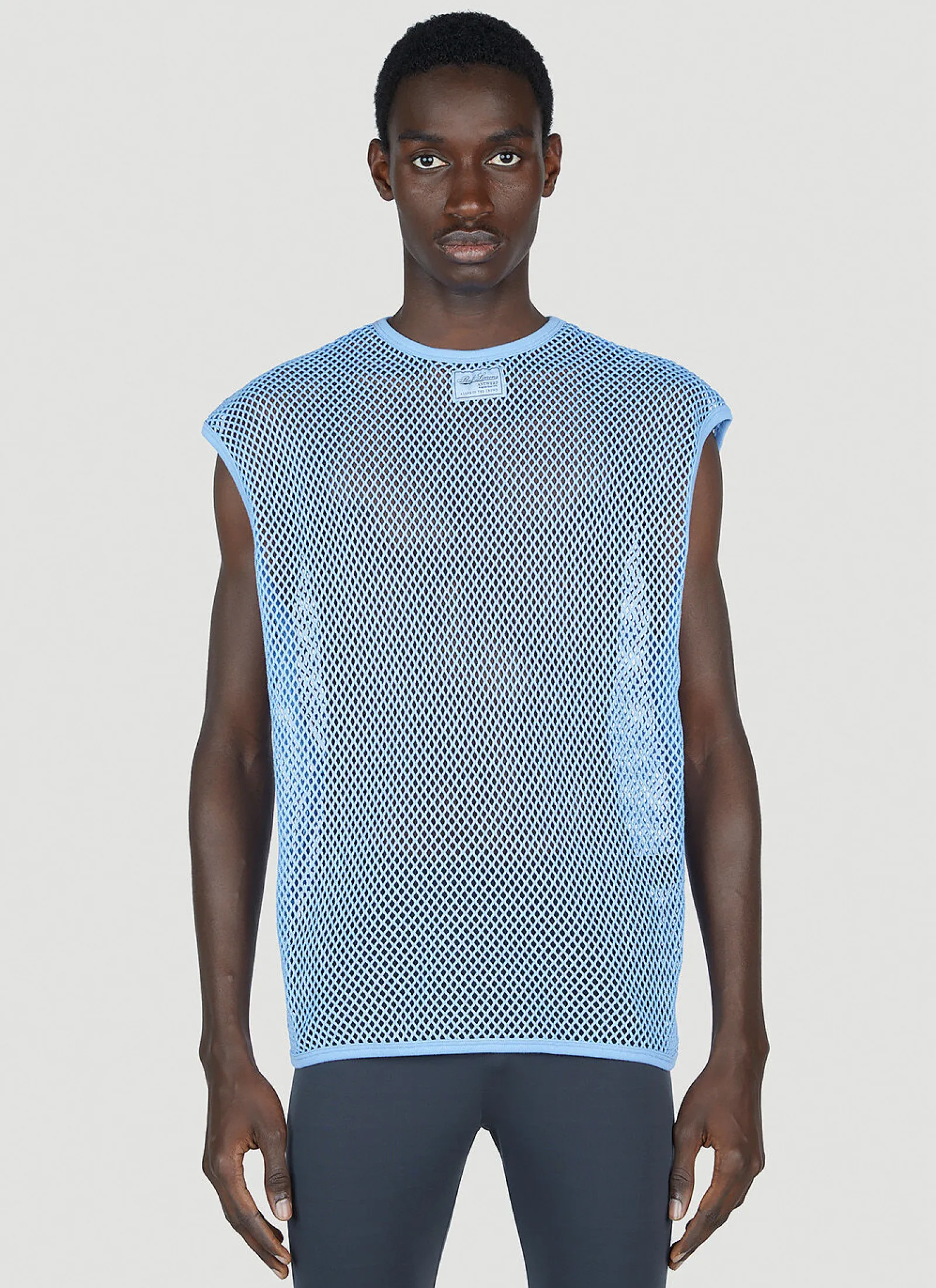 Men Raf Simons Tops^Net Tank Top