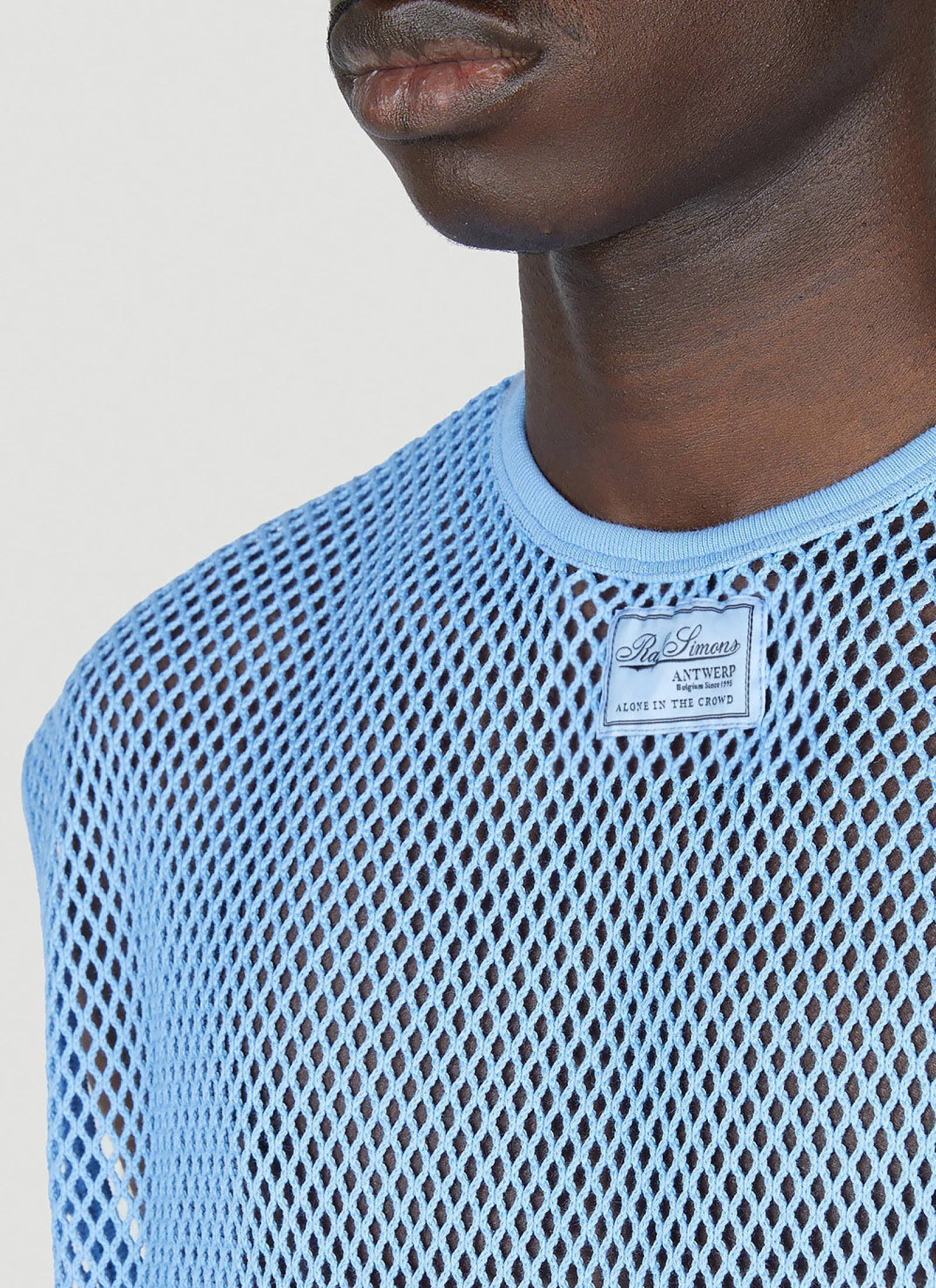 Men Raf Simons Tops^Net Tank Top