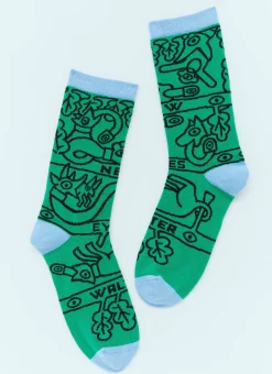 Men Walter Van Beirendonck Socks^New Eyes Socks