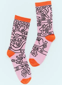Men Walter Van Beirendonck Socks^New Eyes Socks
