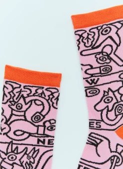 Men Walter Van Beirendonck Socks^New Eyes Socks