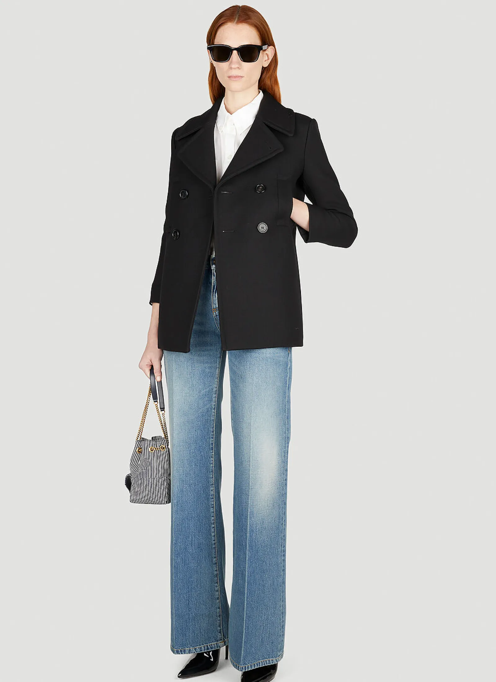 Nicole Wide Leg Jeans>Saint Laurent Online