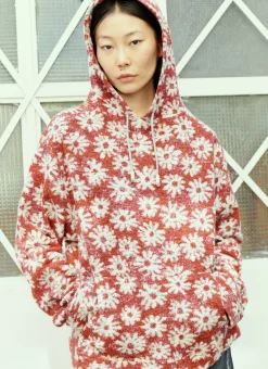 November Flower Knit Hooded Sweatshirt>Reward If Found Outlet