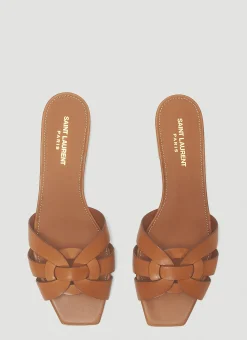 Nu Pieds 05 Leather Sandals>Saint Laurent