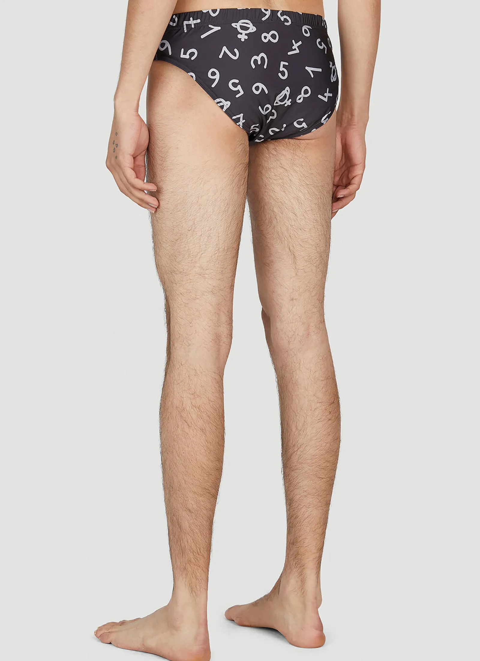 Men Vivienne Westwood Swimwear^Numerical Print Swim Briefs