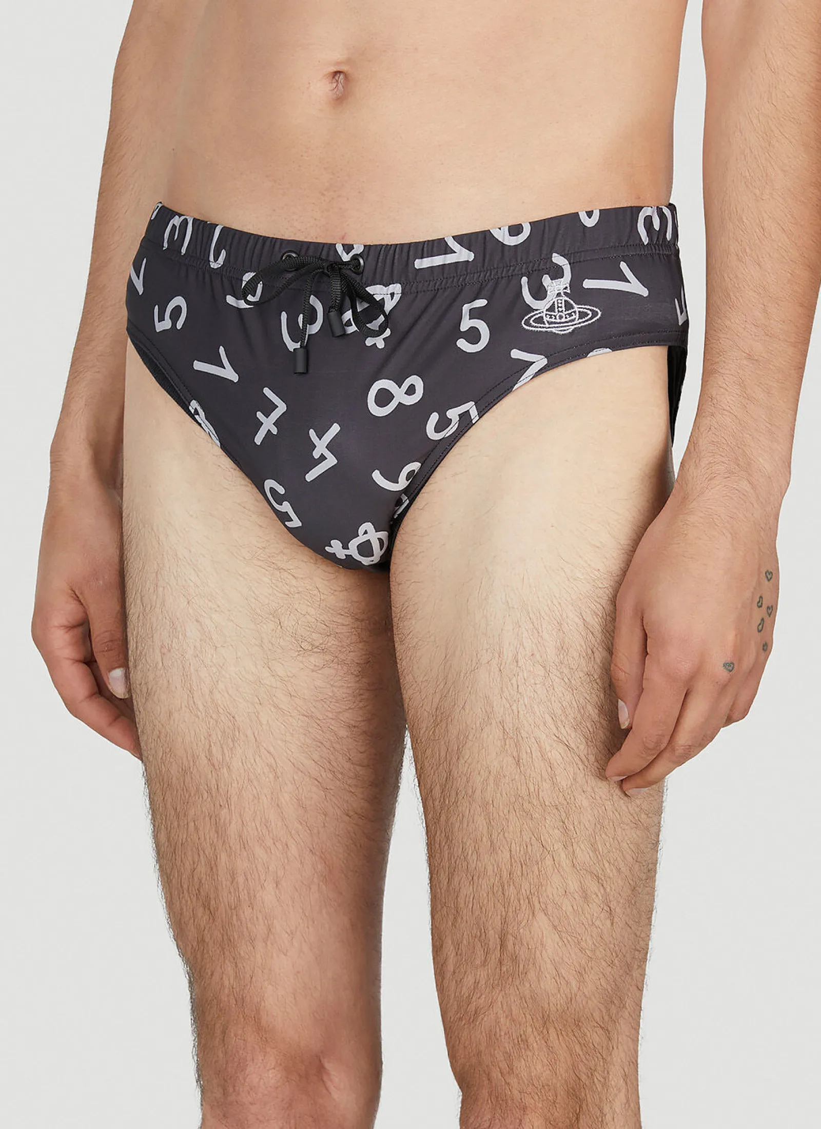 Men Vivienne Westwood Swimwear^Numerical Print Swim Briefs