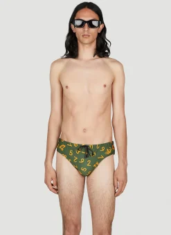 Men Vivienne Westwood Swimwear^Numerical Print Swim Briefs