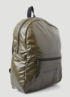 Men Saint Laurent Backpacks^Nuxx Logo Print Backpack