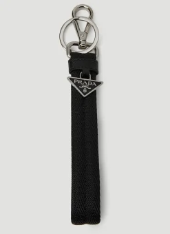Men Prada Keyrings^Nylon Tape Keychain