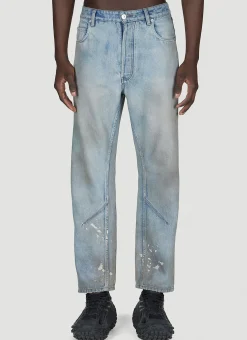 Men Balenciaga Jeans^O Leg Denim Jeans
