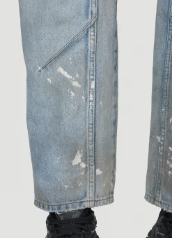 Men Balenciaga Jeans^O Leg Denim Jeans