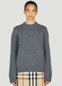 Oak Leaf Crest Sweater>Burberry Outlet