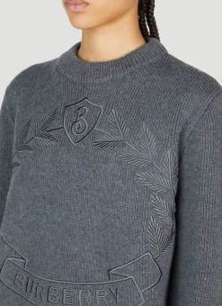Oak Leaf Crest Sweater></noscript>Burberry Outlet