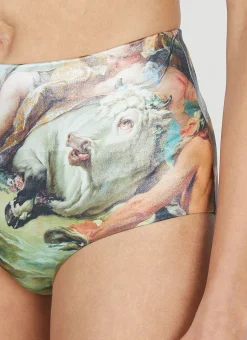 One Shoulder Bikini Set><noscript><img width=