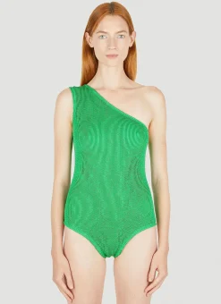 One Shoulder Crinkle Swimsuit>Bottega Veneta Outlet